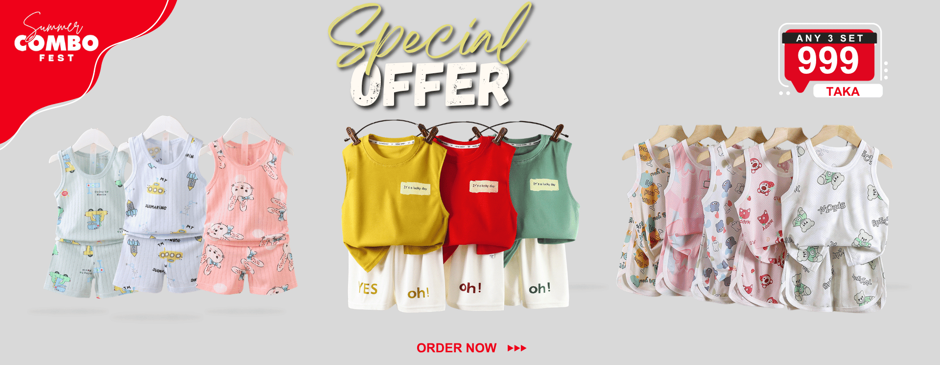 Any 3 Sets for 999 TK