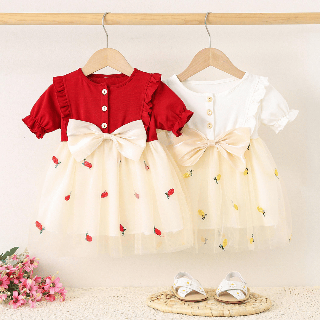Pineapple Mesh Princess Dress