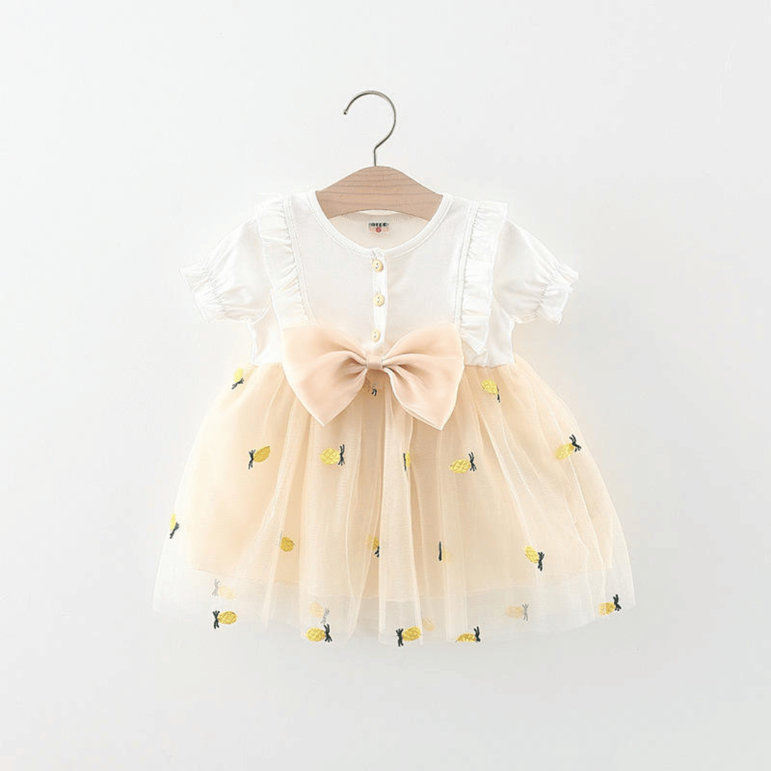 Pineapple Mesh Princess Dress