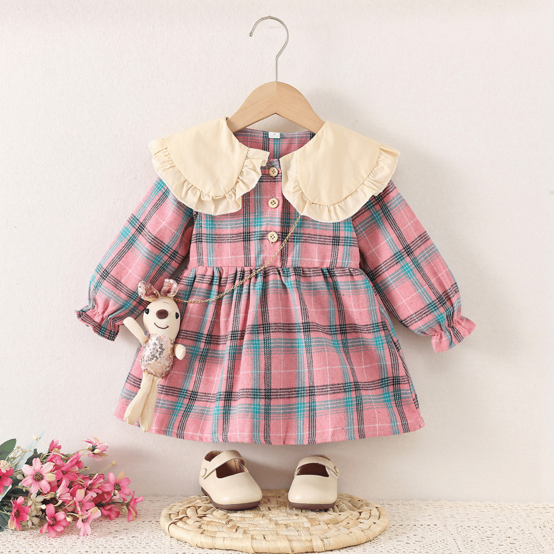Plaid Bunny Skirt Dress