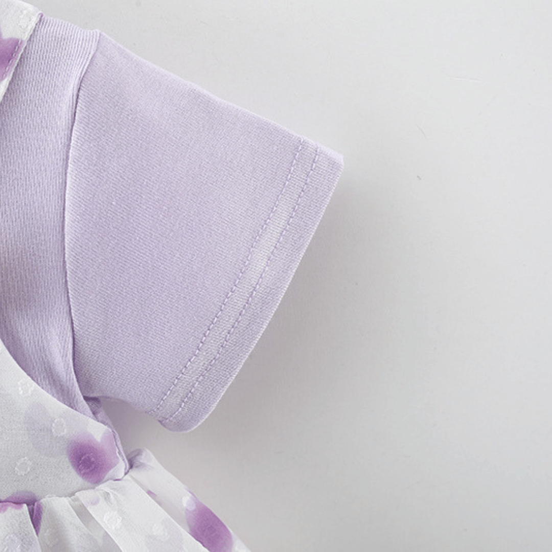 Twin Bow Heart Girls Dress