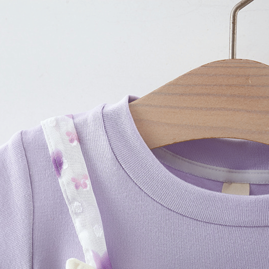 Twin Bow Heart Girls Dress