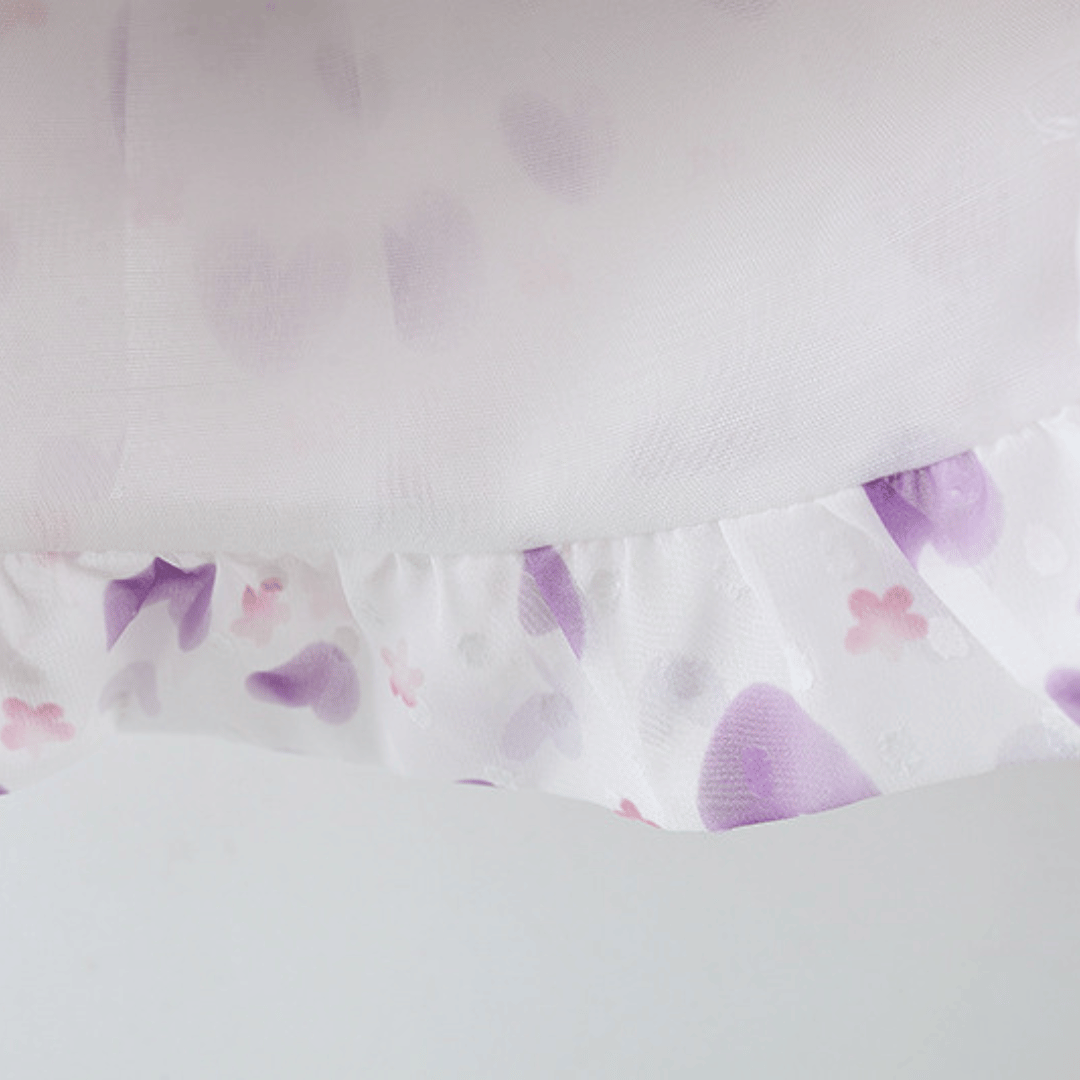 Twin Bow Heart Girls Dress