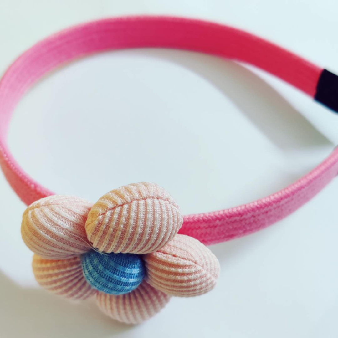 Cute Flower Bow Headband for Girls