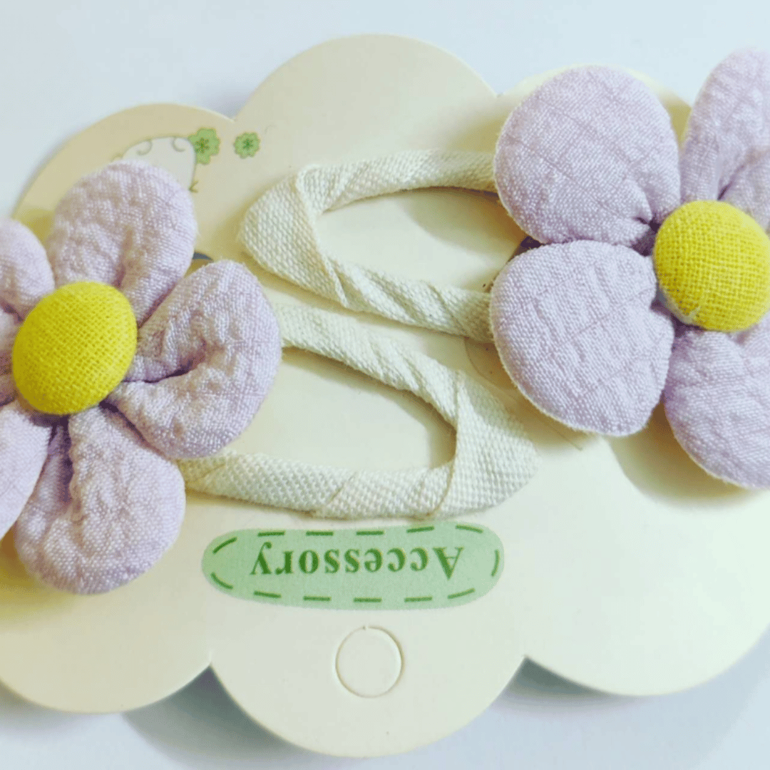 Sweet Princess Floral Hair Clips
