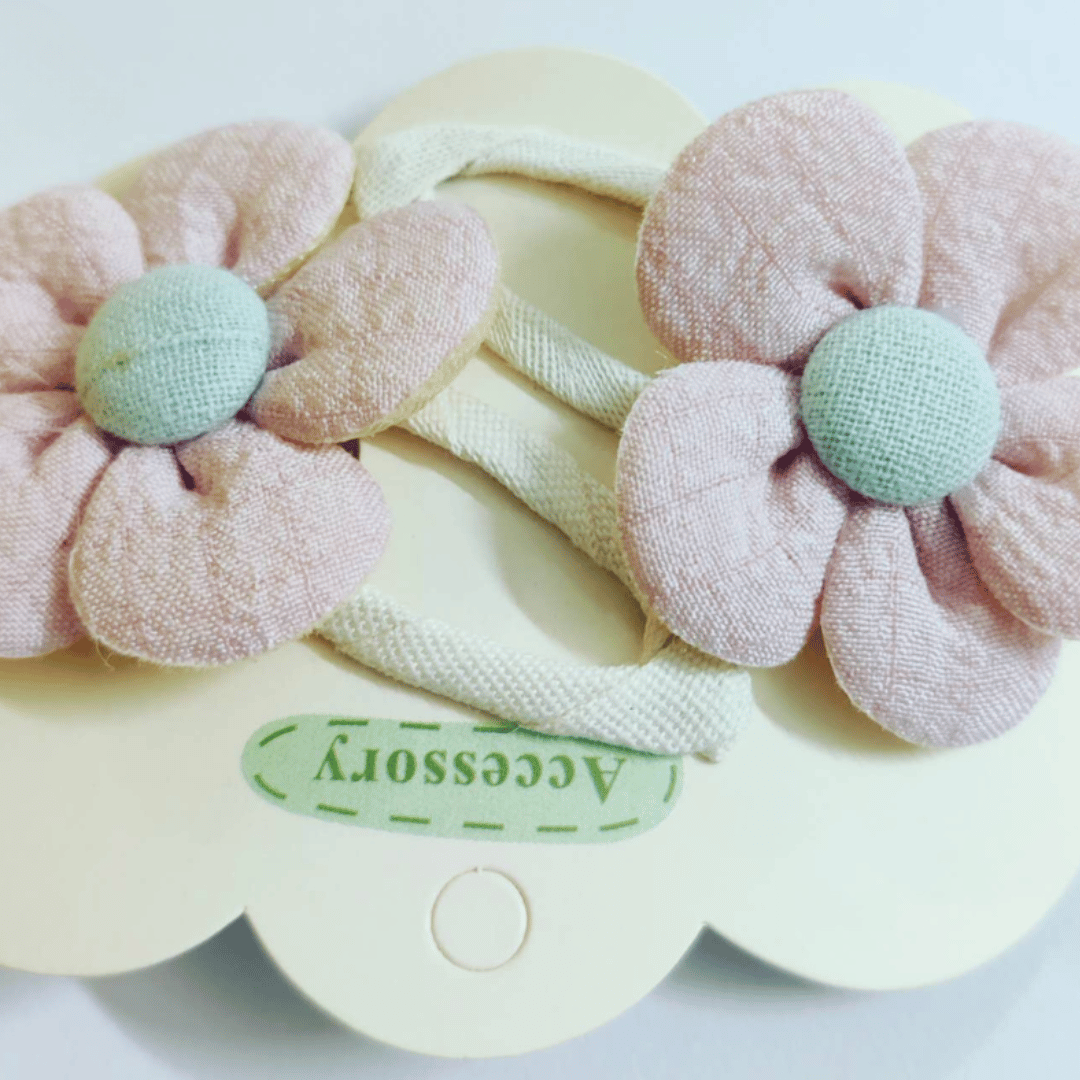 Sweet Princess Floral Hair Clips