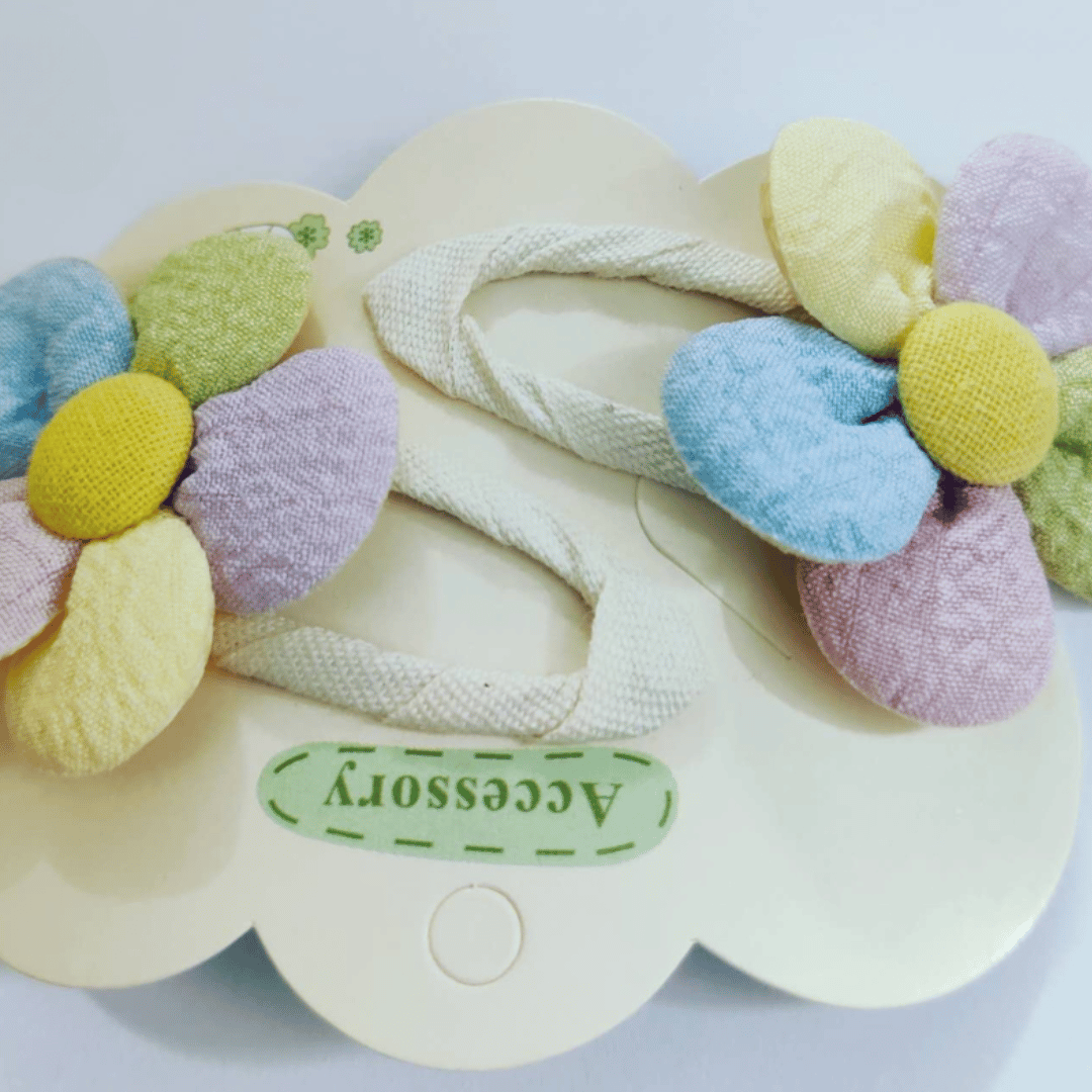 Sweet Princess Floral Hair Clips