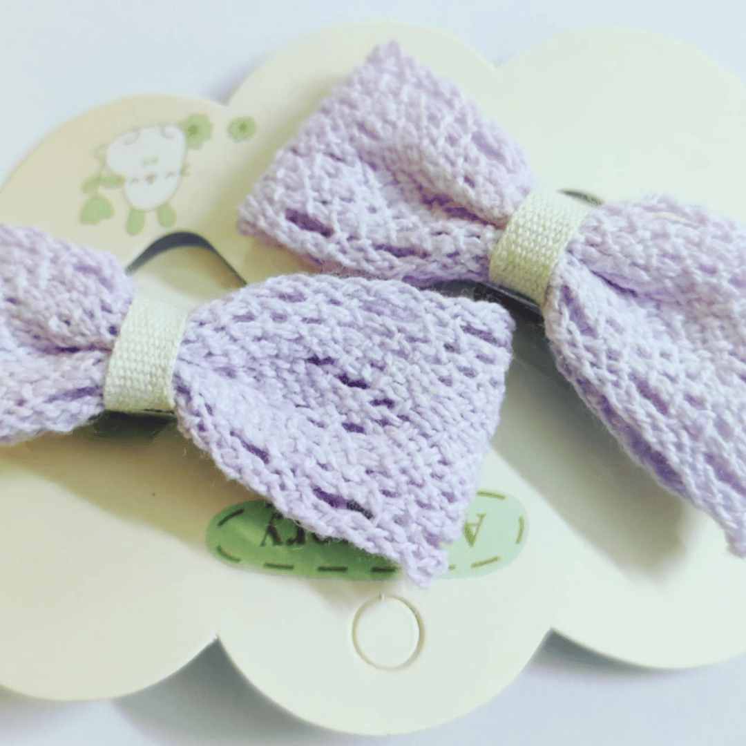 Fringe Ball Hair Clips