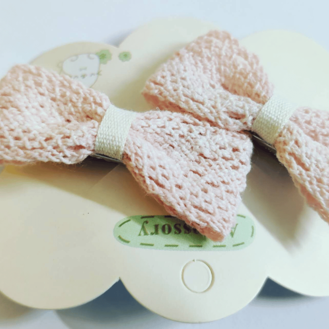 Fringe Ball Hair Clips