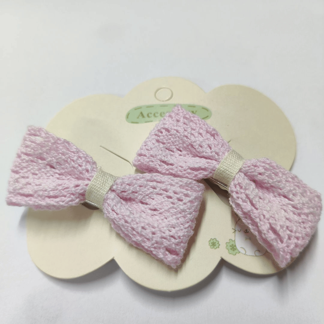 Fringe Ball Hair Clips