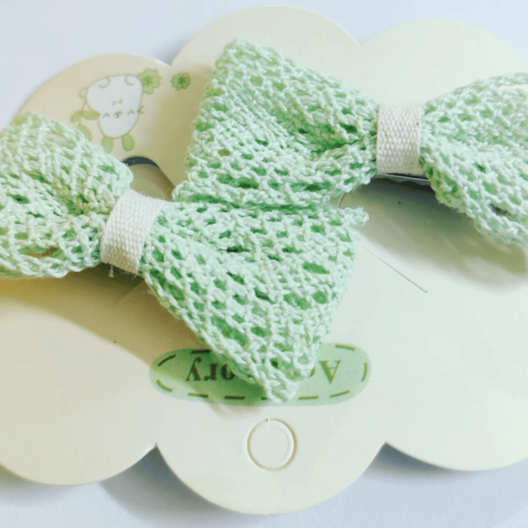 Fringe Ball Hair Clips