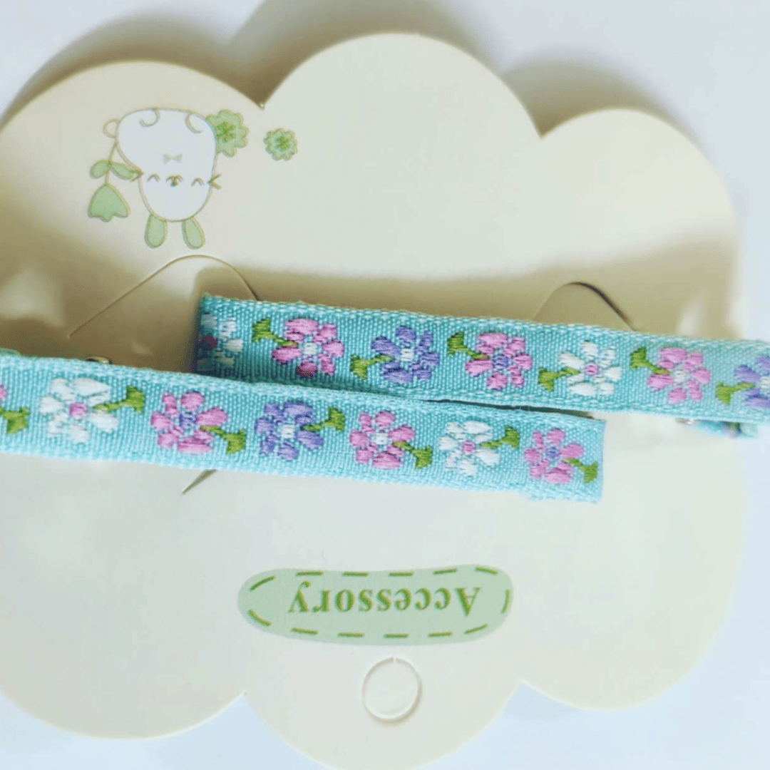 Daisy Flower Cotton Linen Hair Clips