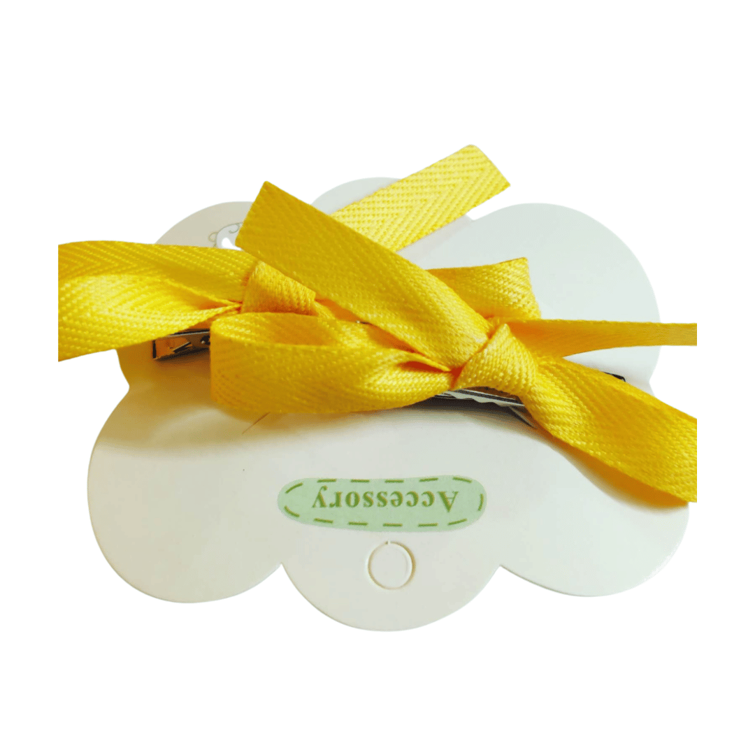 Mini Satin Bow Clips