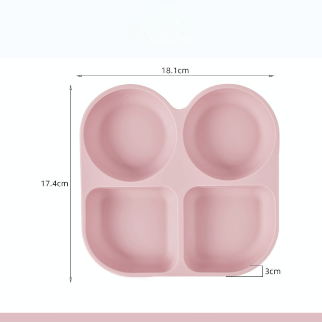 Suction Silicone Plate Set
