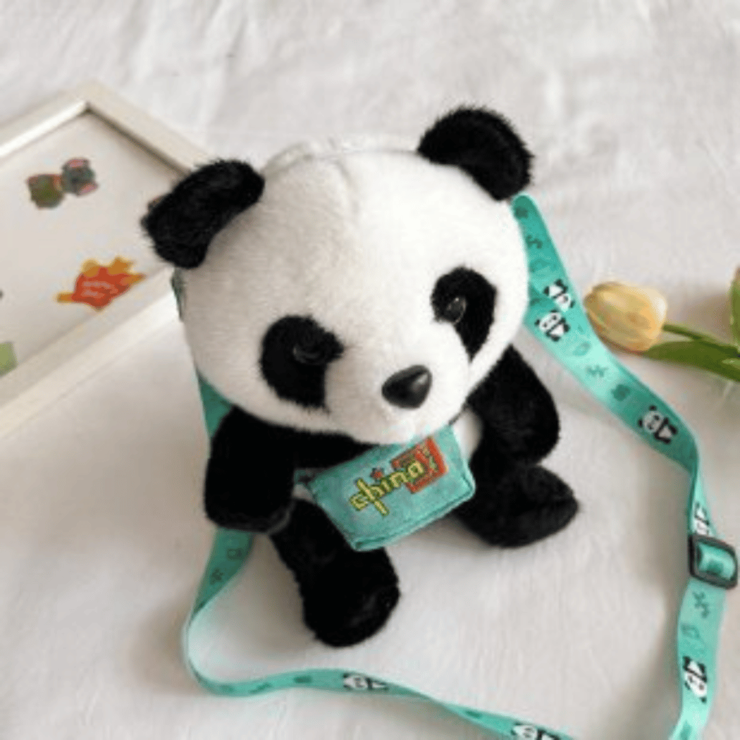 Kids Panda Crossbody Shoulder Bag