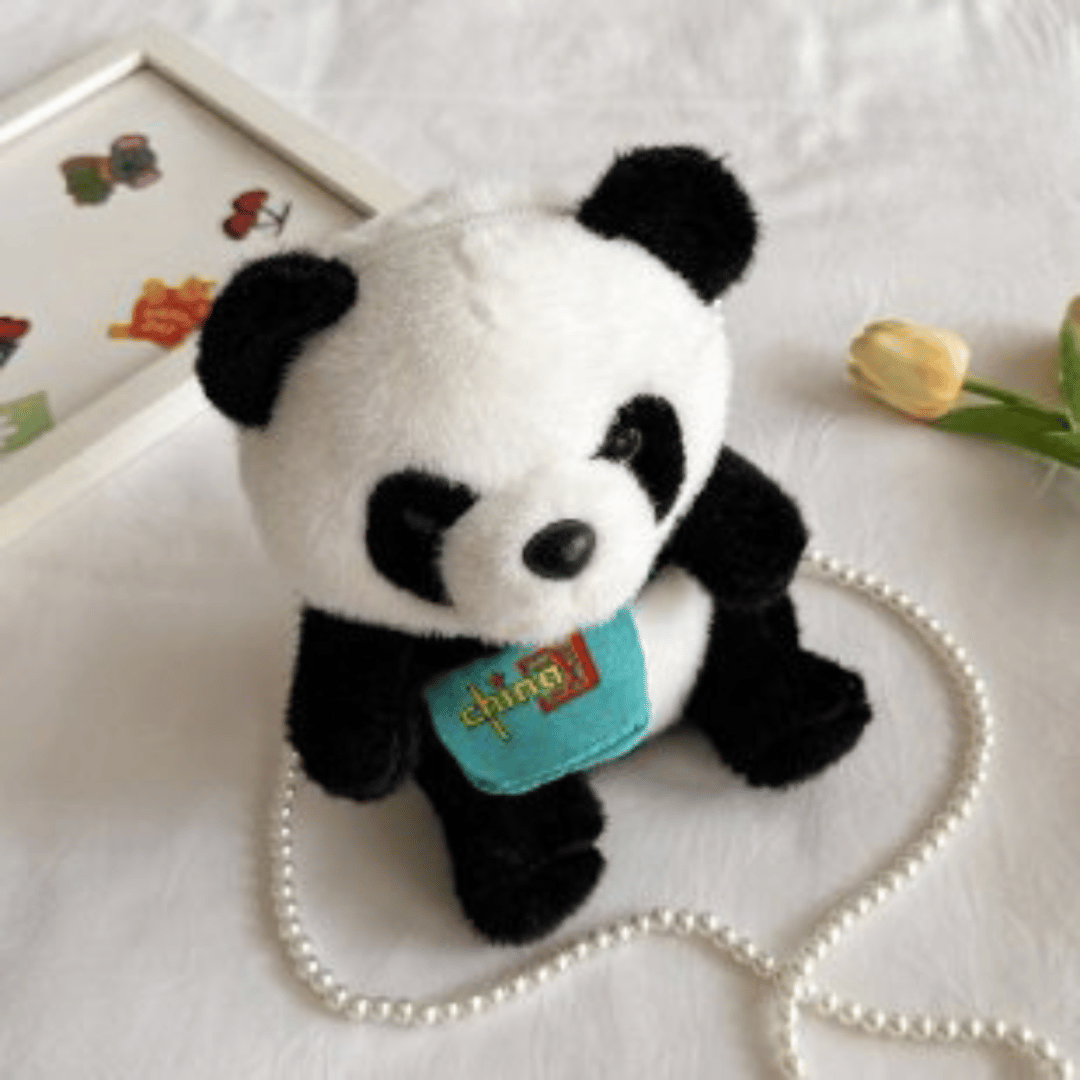 Kids Panda Crossbody Shoulder Bag