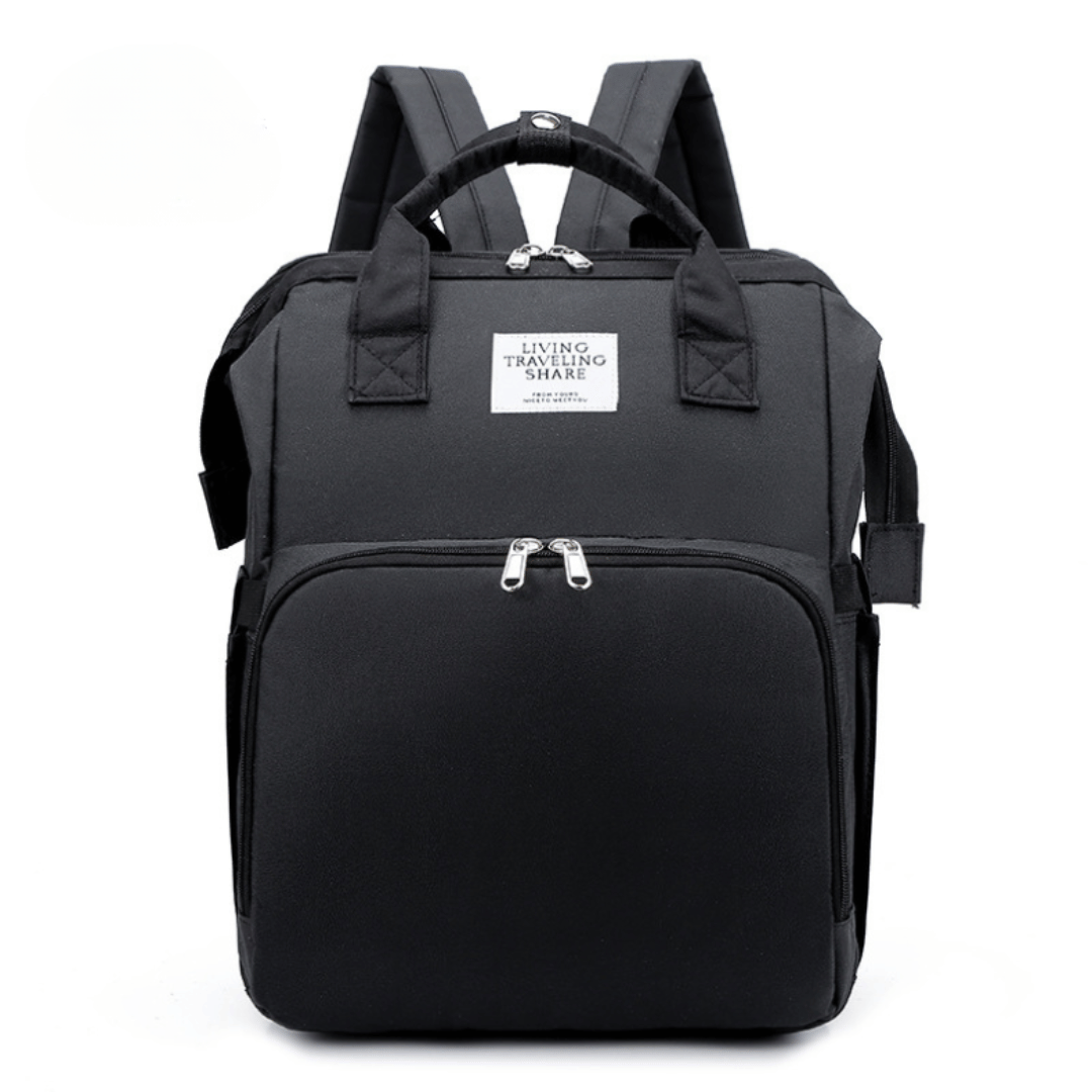 Baby Multifunctional Diaper Bag with Foldable Bed