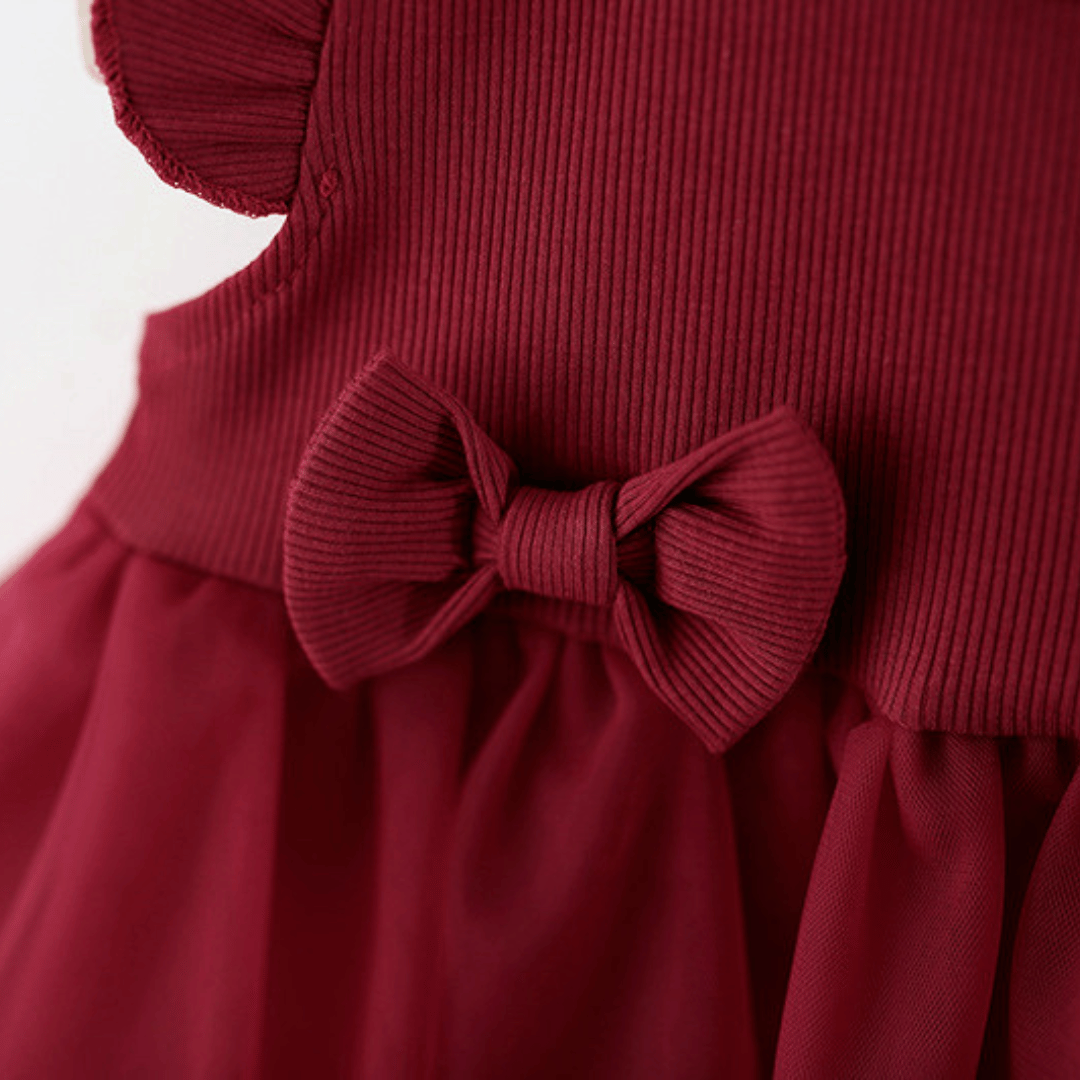 Candy Dot Tulle Girls Princess Dress