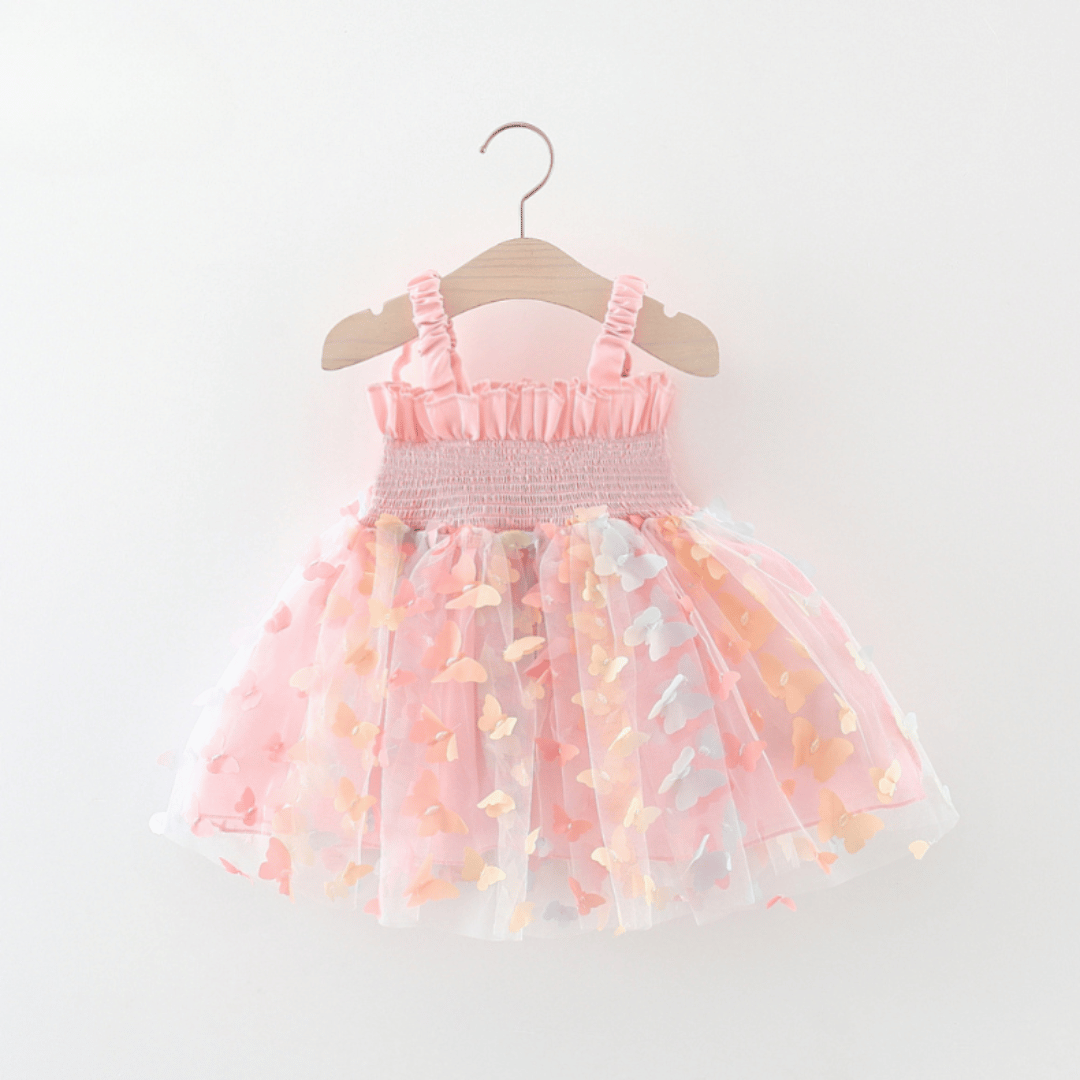 Butterfly Wings Princess Dress for Girls