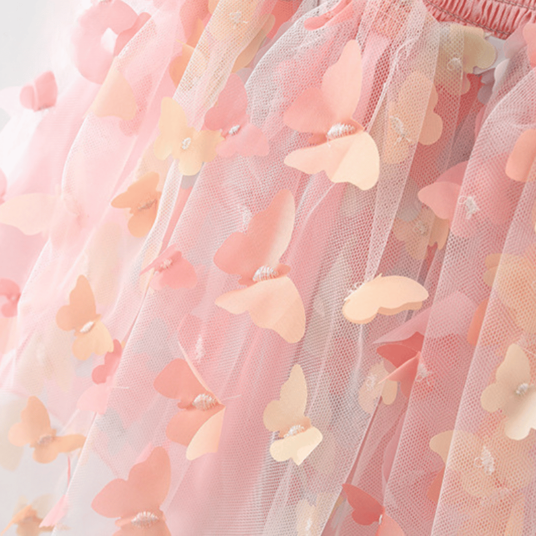 Butterfly Wings Princess Dress for Girls