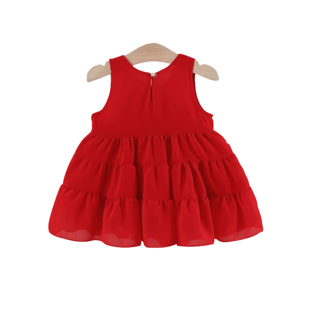 Cute Bow Bunny & Mushroom Dress