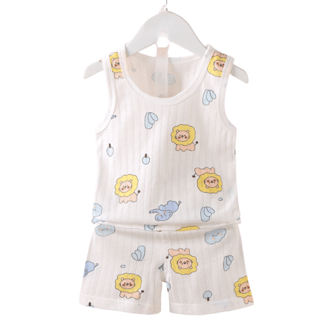 Elephant Baby Vest & Shorts Set