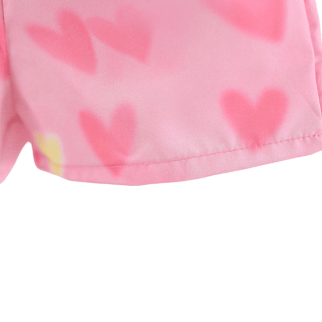 Two-Tulip Love Girls Chiffon Sling Two-Piece Set