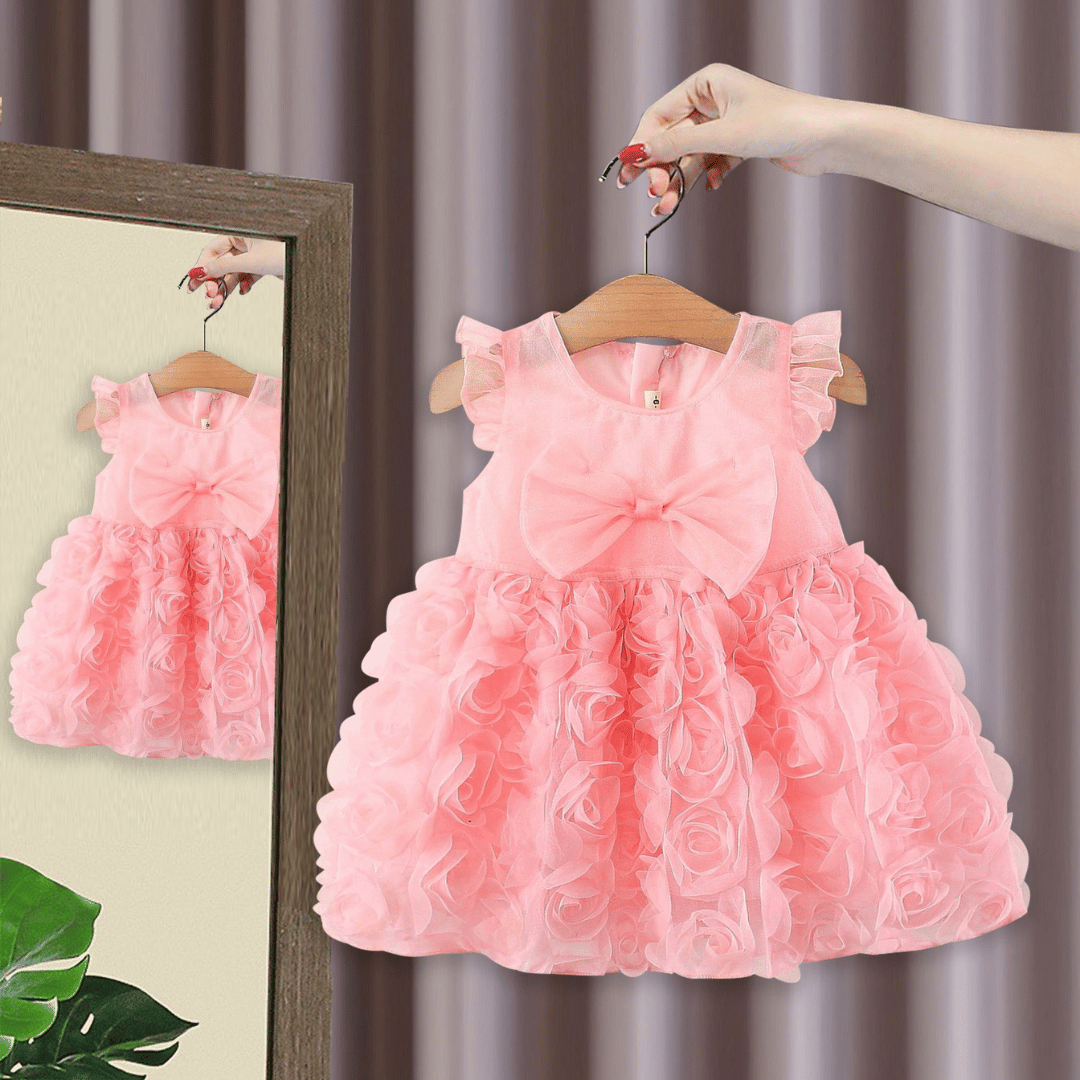 Rose Bloom Lace Princess Dress