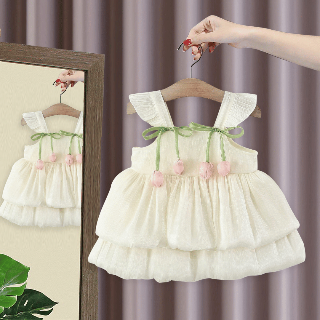Tulip Petal Layered Princess Dress