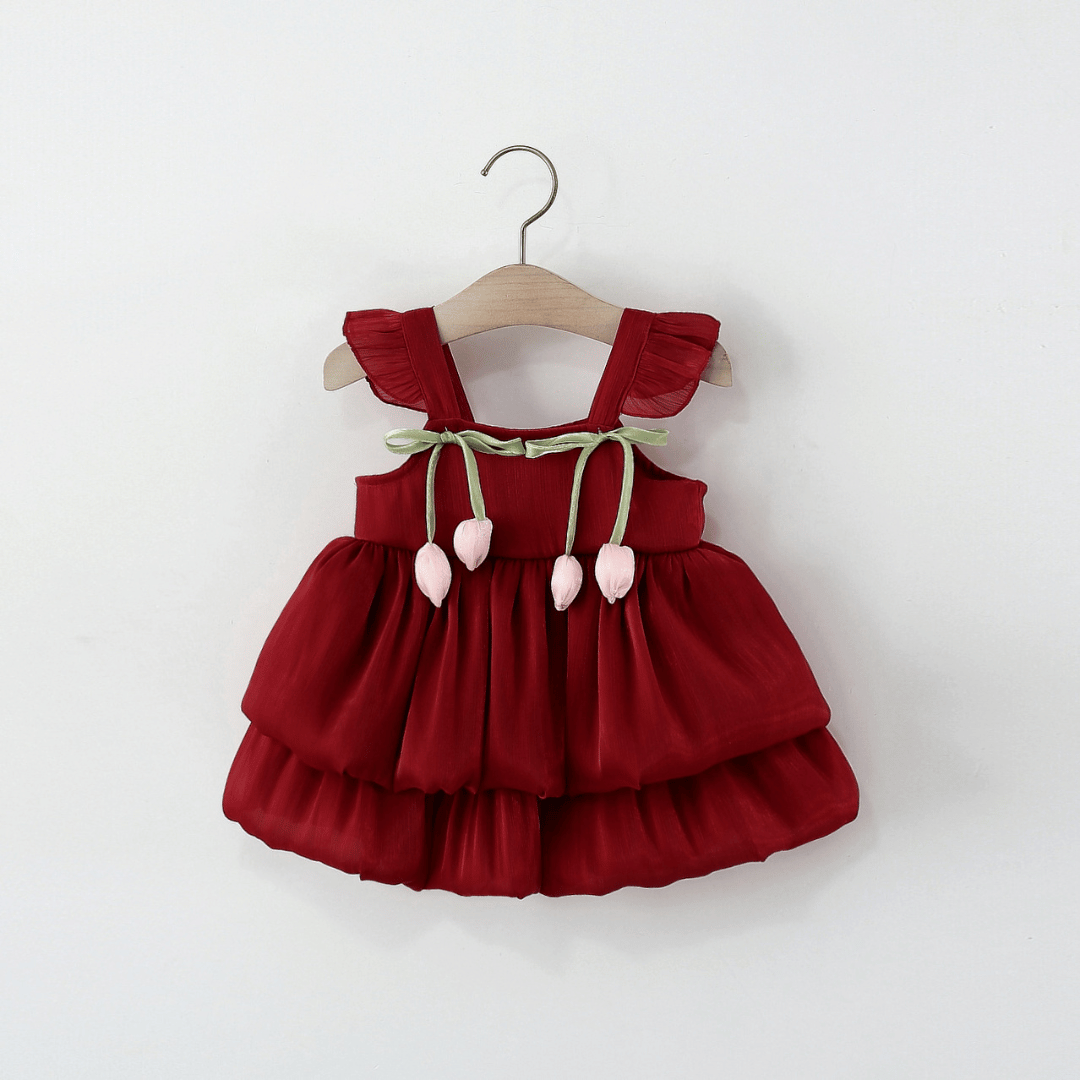 Tulip Petal Layered Princess Dress