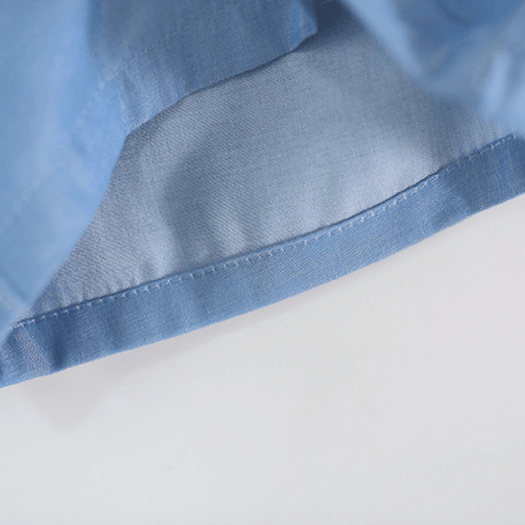 Sky Blue Mushroom Garden Girls Ruffle Set