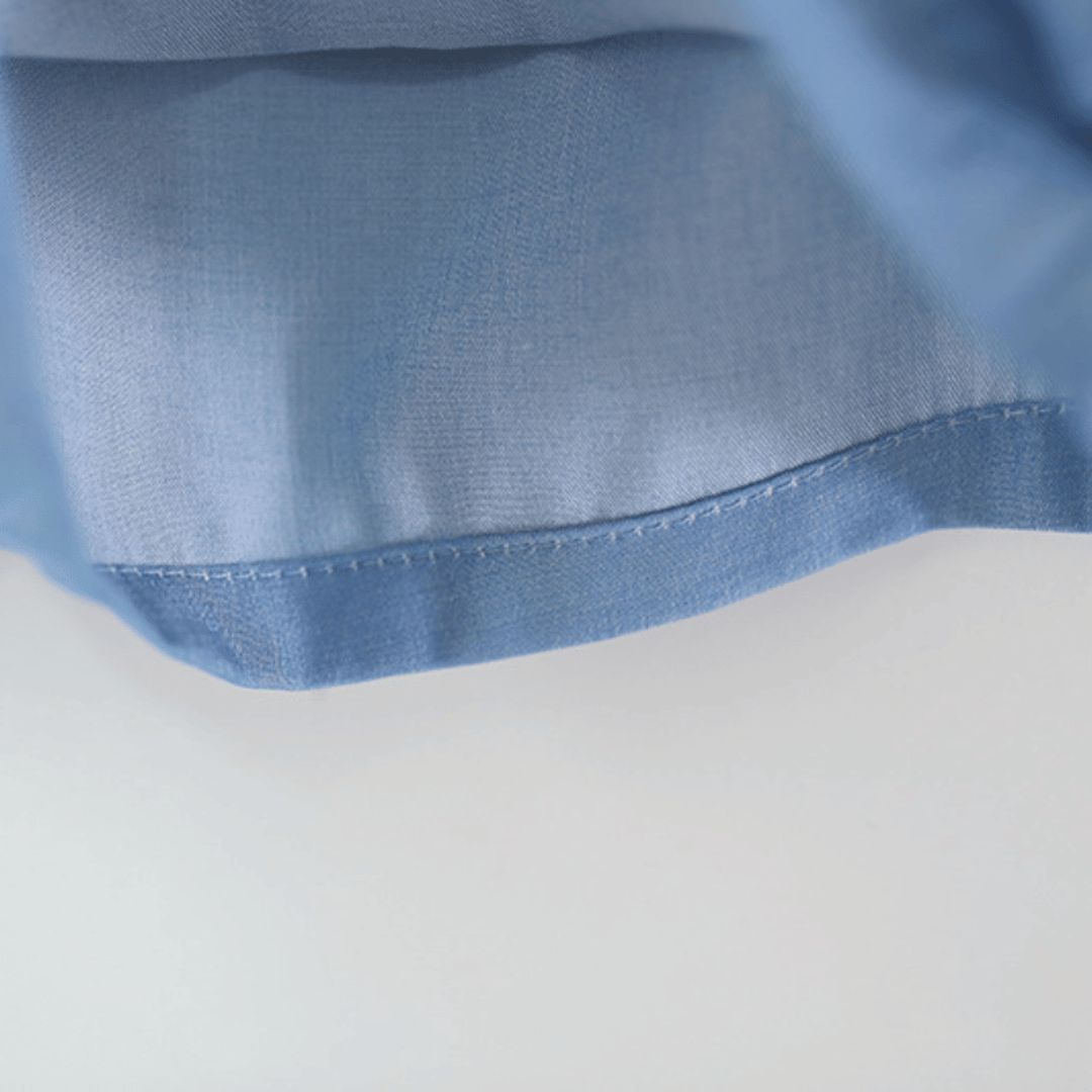 Sky Blue Mushroom Garden Girls Ruffle Set