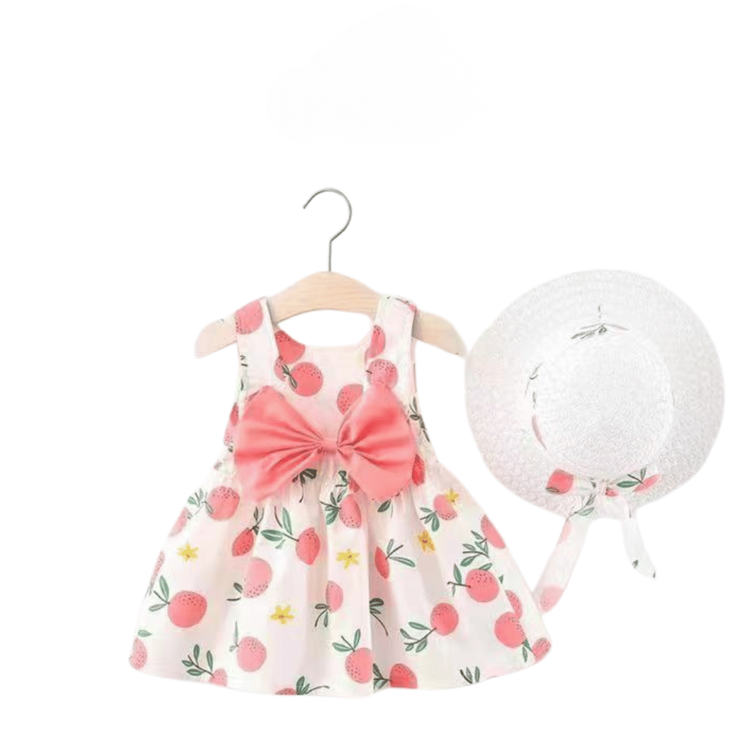 Cherry Crown Angel Girls Dress Set
