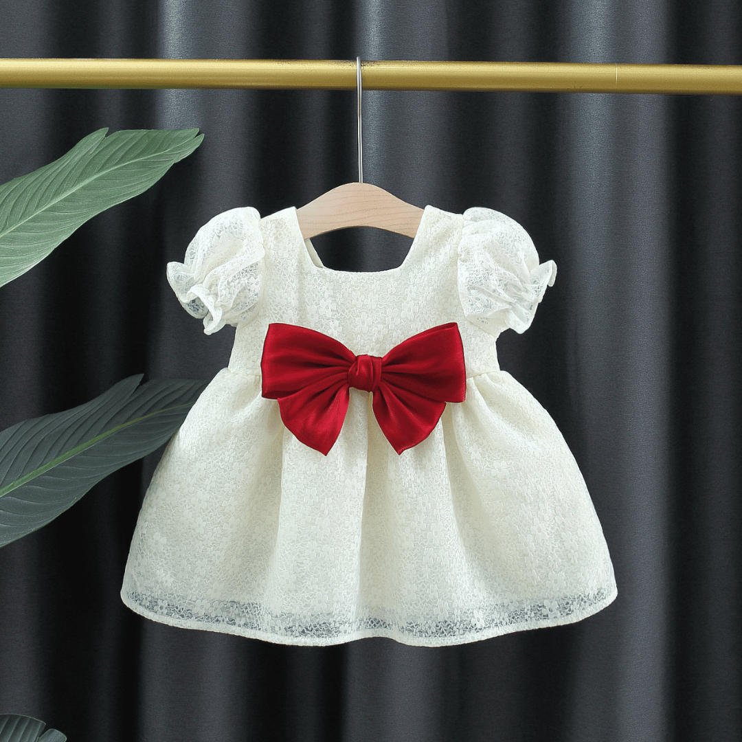 Red Bow Summer Princess Dress