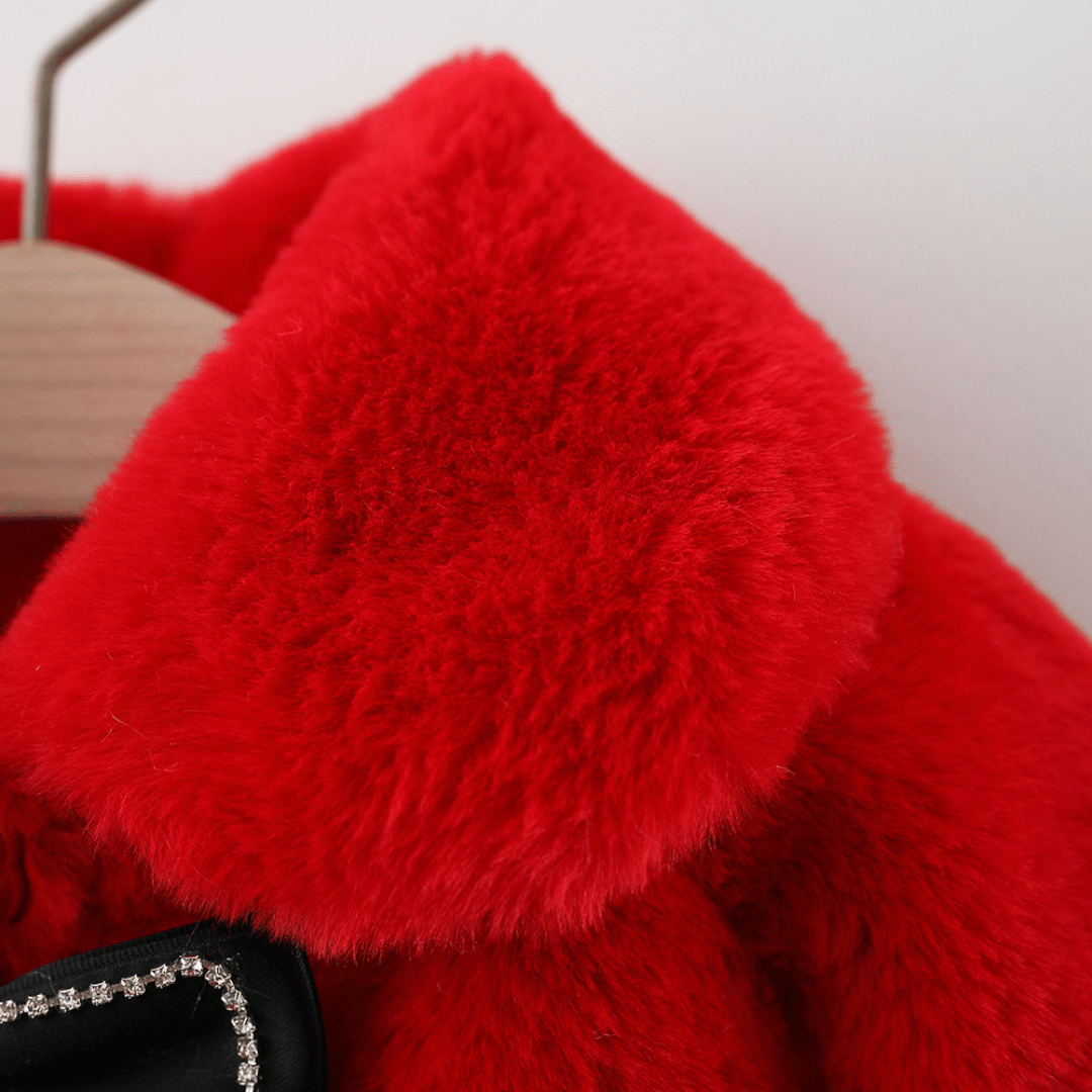 Royal Princess Bow Snow Angel Winter Coat