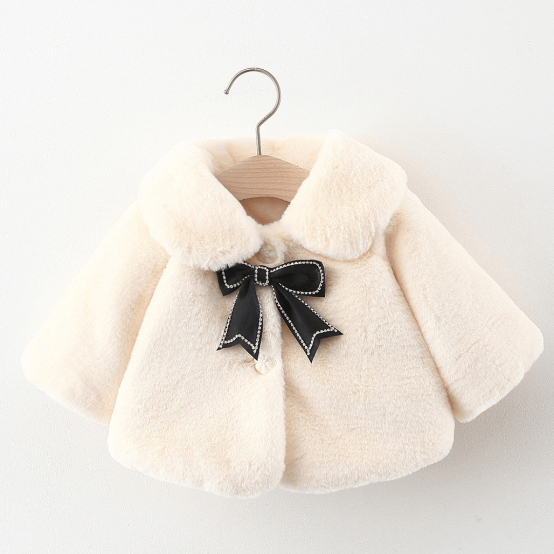 Royal Princess Bow Snow Angel Winter Coat