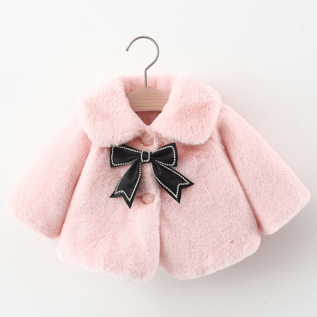 Royal Princess Bow Snow Angel Winter Coat