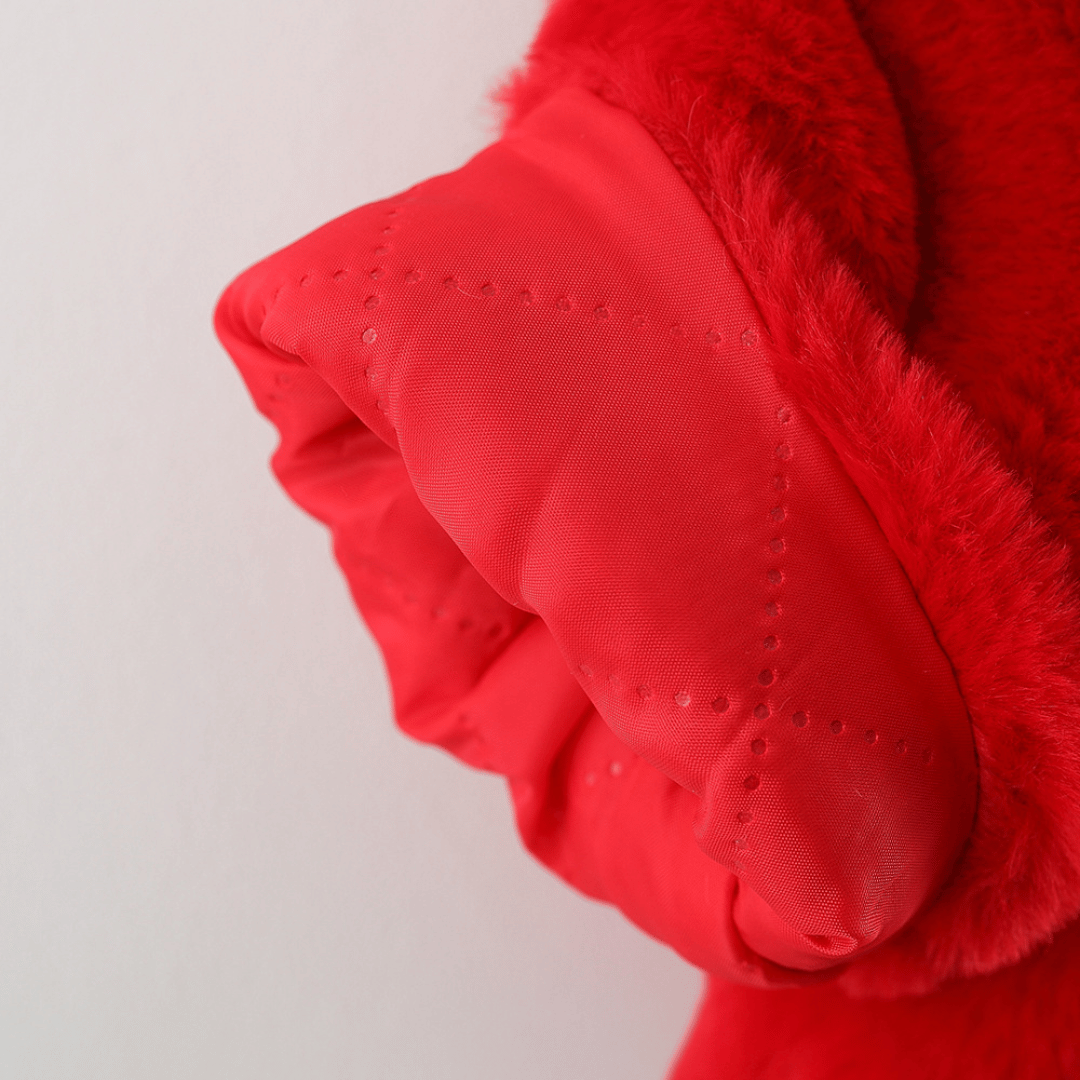 Royal Princess Bow Snow Angel Winter Coat