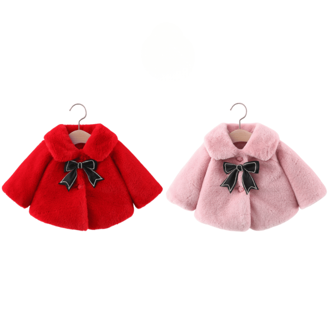 Royal Princess Bow Snow Angel Winter Coat