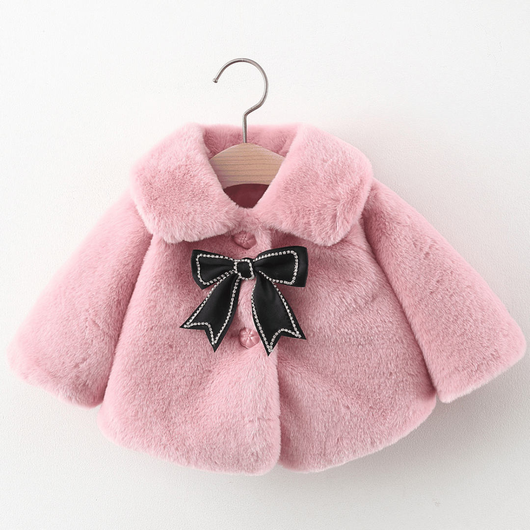 Royal Princess Bow Snow Angel Winter Coat