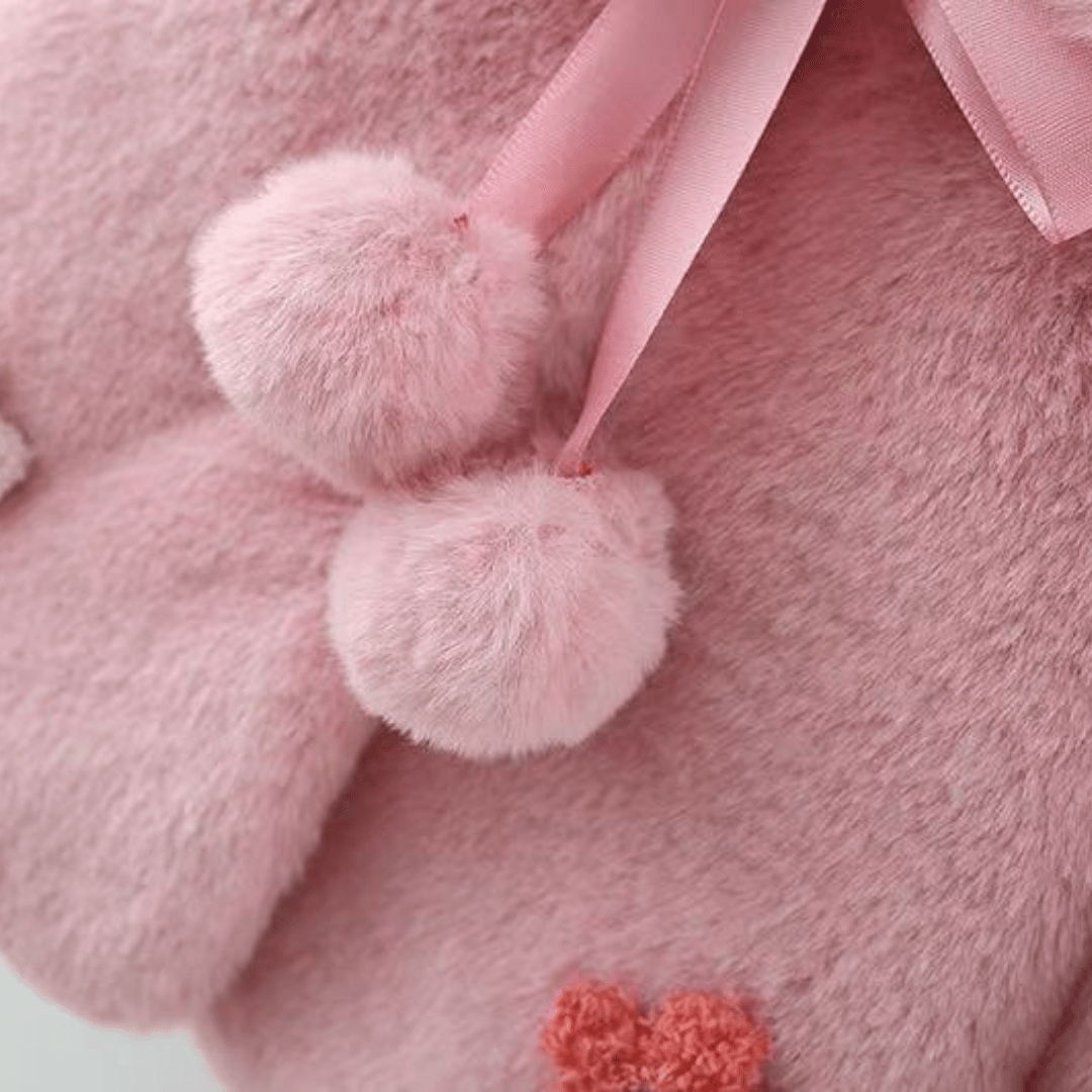 Princess Blossom Flower Lapel Winter Coat