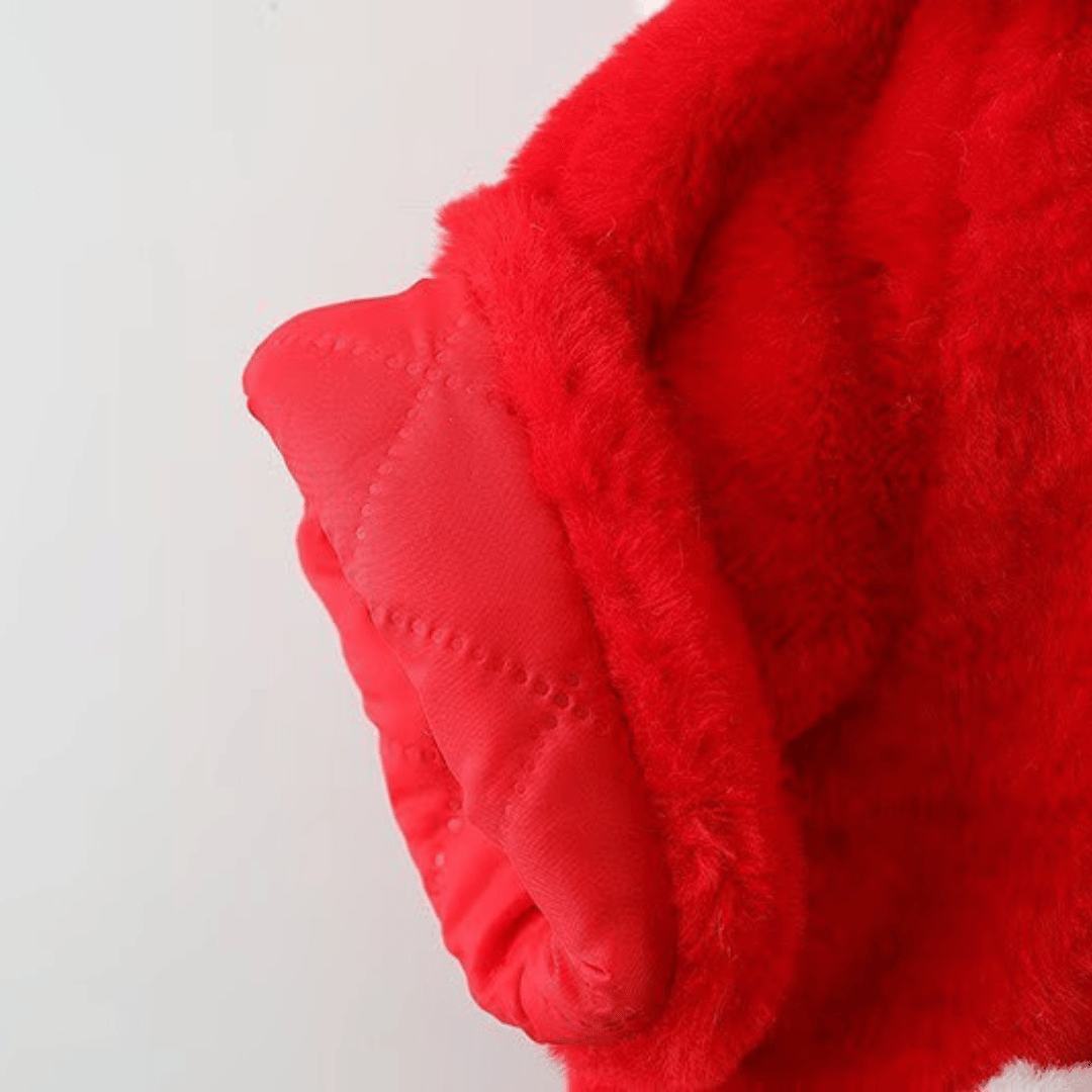 Princess Rabbit Ear Hooded Fur Coat