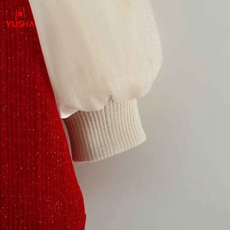 Cherry Lace Winter Princess Dress