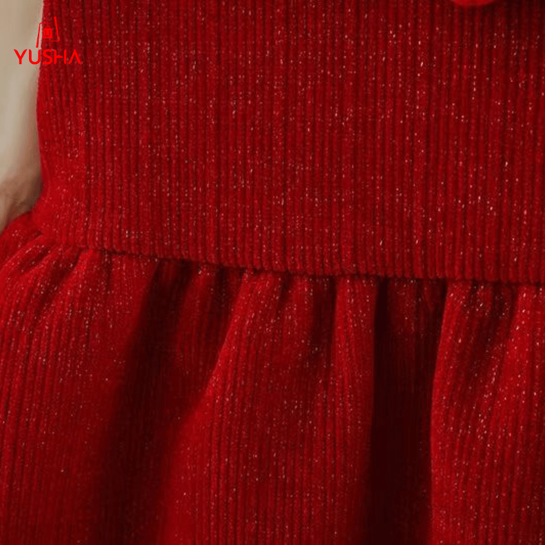 Cherry Lace Winter Princess Dress