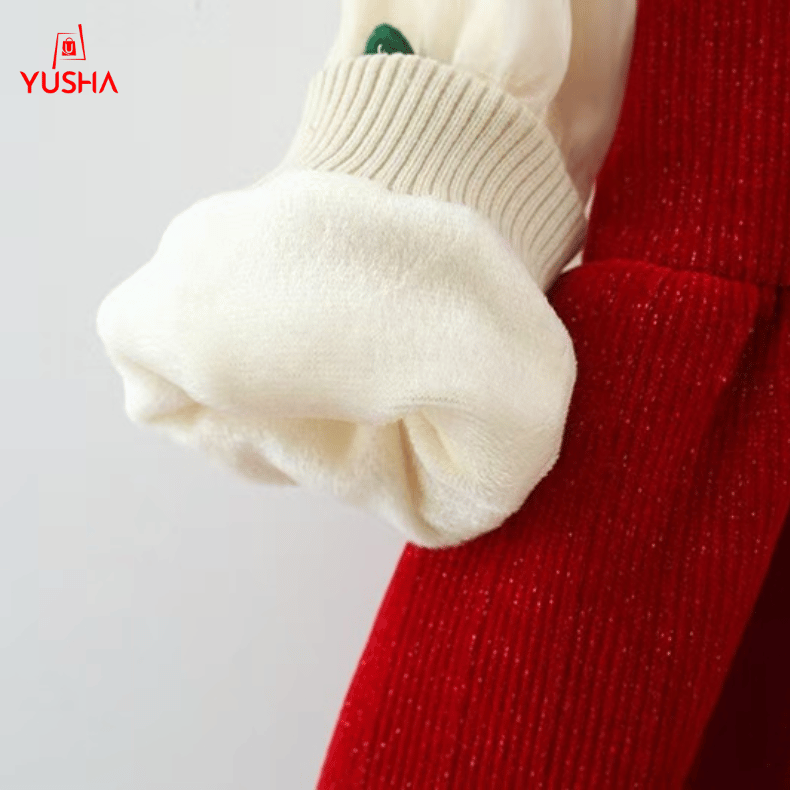 Cherry Lace Winter Princess Dress