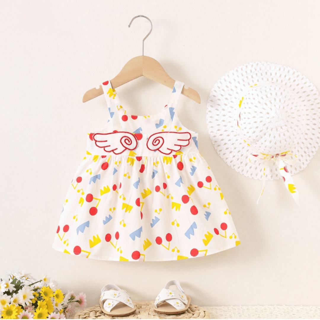 Cherry Crown Angel Wing Dress