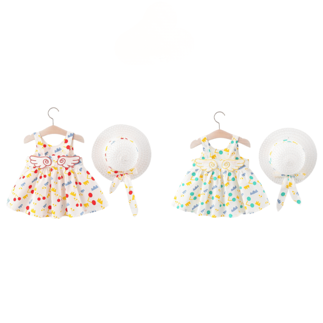 Cherry Crown Angel Wing Dress