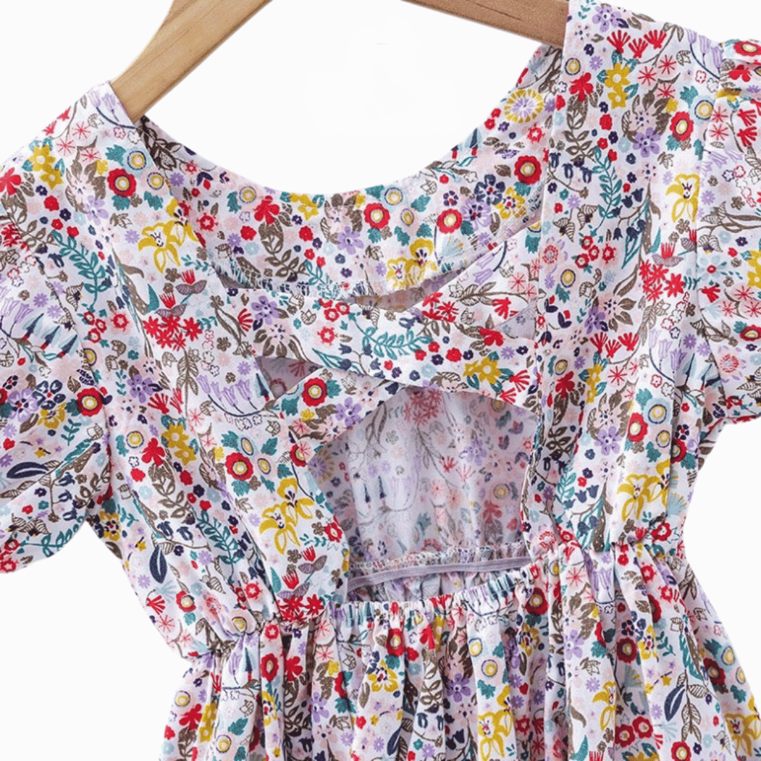 Korean Floral Princess Summer Dress