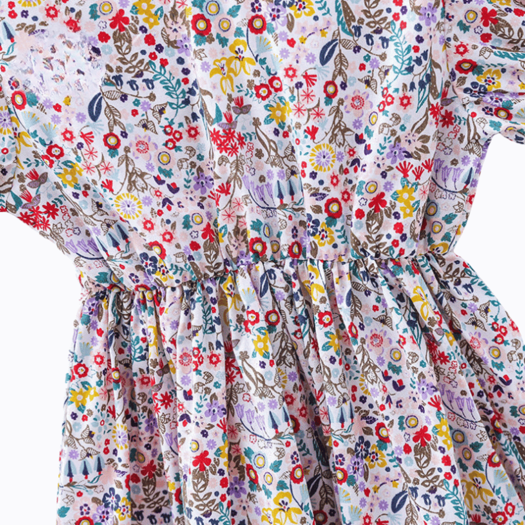Korean Floral Princess Summer Dress