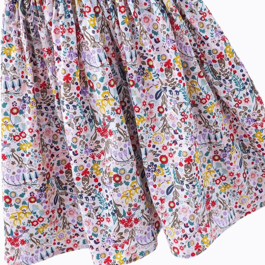 Korean Floral Princess Summer Dress